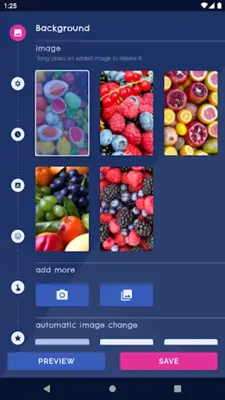 Summer Fruit Live Wallpaper android App screenshot 7